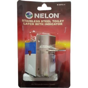 NELON STAINLESS STEEL TOILET INDICATOR WITH LATCH N-SSTL+1