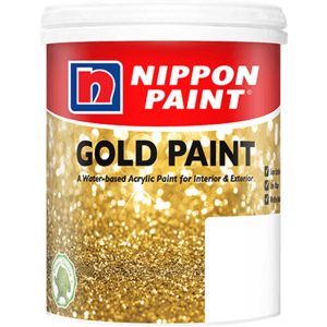 NIPPON PAINT GOLD PAINT 1KG FOR WOOD & METAL