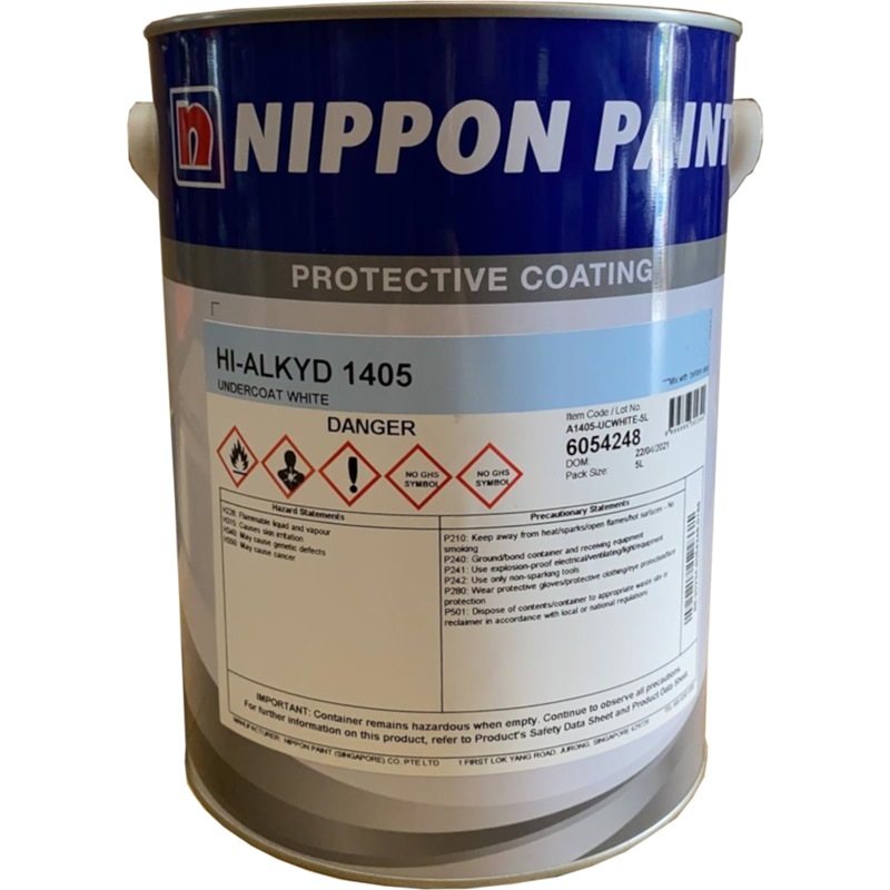 NIPPON HI-ALKYD 1405 UNDERCOAT WHITE 5L