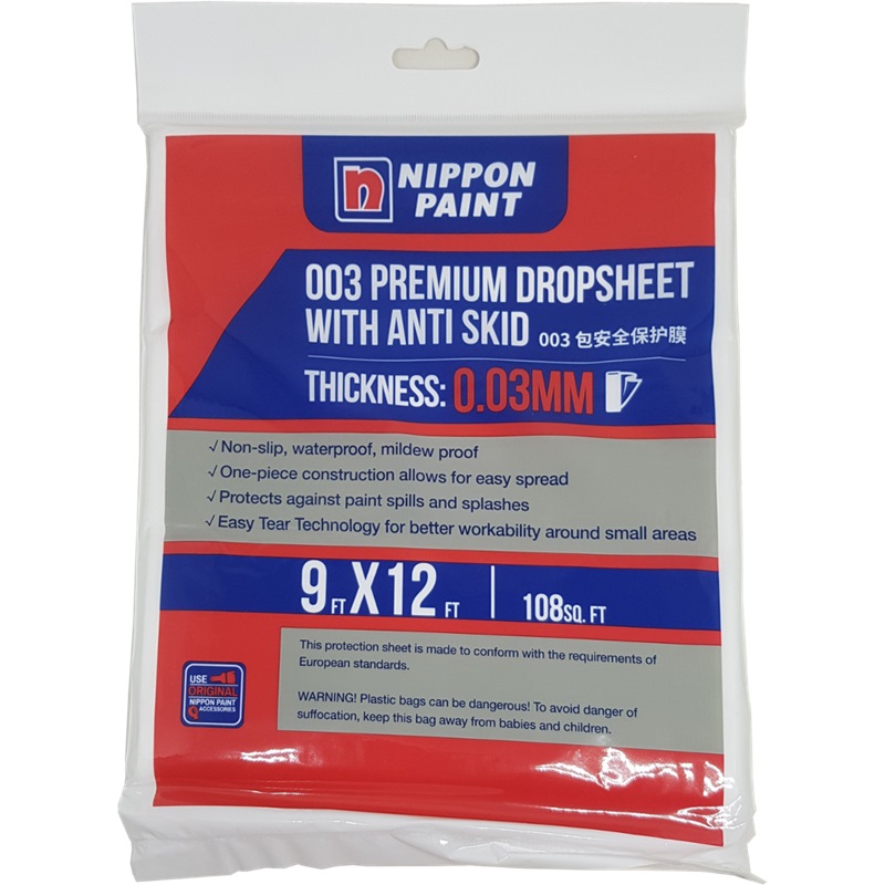 NIPPON PLASTIC DROP CLOTH 9FT X 12FT