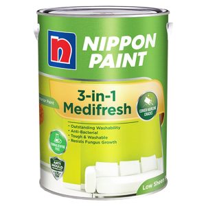 NIPPON PAINT 3-IN-1 MEDIFRESH (ANTI-BACTERIAL PAINT) 5L