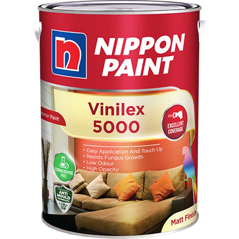 NIPPON PAINT VINILEX 5000 (ECONOMICAL PAINT) 20L