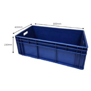 NPC PLASTIC CONTAINER L800XW400XH230MM EU-4823