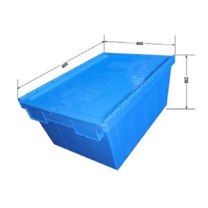 NPC PLASTIC CONTAINER L600XW400XH250MM SLC-64250