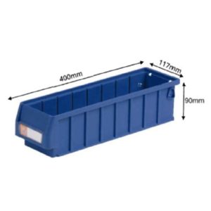 NPC DIVIDABLE STORAGE TRAY L400XW117XH90MM RK-4109 BLUE