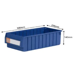 NPC DIVIDABLE STORAGE TRAY L500XW235XH140MM RK-5214 BLUE