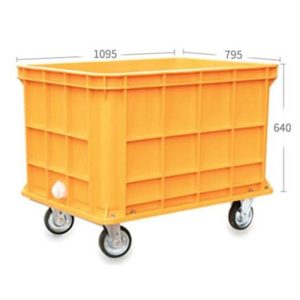 NPC PLASTIC CONTAINER 400L L1095XW795XH640MM NJB400AC