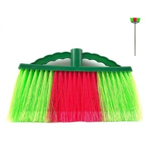 NYLON BROOM (302) SOFT C/W 4FT WOODEN HANDLE