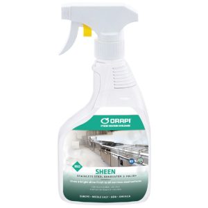 ORAPI SHEEN PROF GRADE STAINLESS STEEL RENOVATOR, CLEANER & POLISH 500ML OH-8020-I1 [HALAL]
