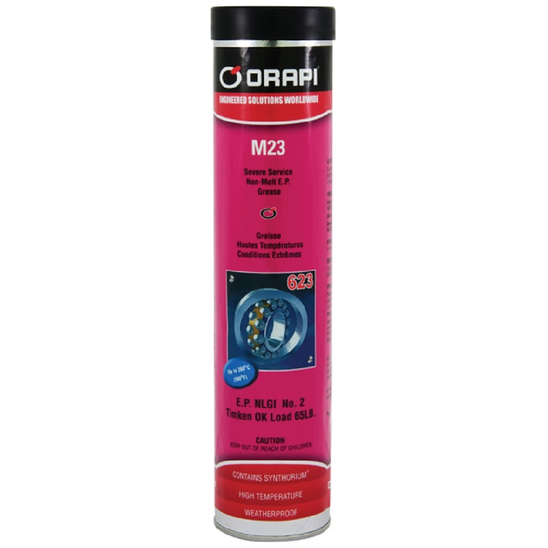ORAPI M23 HIGH TEMPERATURE NON-MELT RED GREASE 400G O-0623-C4