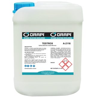 ORAPI TESTROX FLOOR CLEANER & SCRUB – LIME, ALGAE, AND CEMENT REMOVER 10L OH-2116-J3