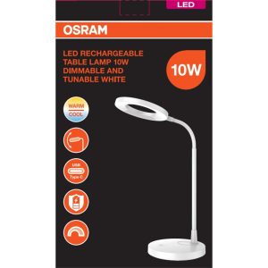 OSRAM 10W LED RECHARGEABLE TABLE LAMP TL10WTW/DIMRECH