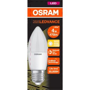 OSRAM LED BULB LVCLB40 4W 230V FR E14