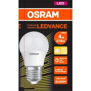 OSRAM LED BULB LVCLP40 4W 230V FR E14