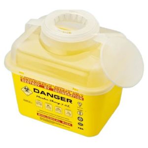 OSS SHARPS CONTAINER BIN – 7.0L DMS-S7
