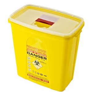OSS SHARPS CONTAINER BIN – 23.0L DMS-F23