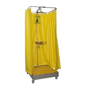 OSS CURTAIN BOOTH TYPE SHOWER & EYEWASH (SQUARE CURTAIN) ESE-SB