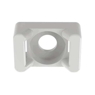 PANDUIT SCREW APPLIED CABLE TIE MOUNT TM3S25-C, #1/4, NYLON, 6.6 100PCS/PKT