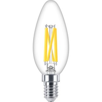PHILIPS LED CLASSIC 40W E14 2700K B35 CL/AU DIMMABLE WARM WHITE