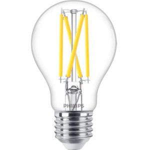 PHILIPS LED CLASSIC 60W E27 2700K A60 CL/AU DIMMABLE WARM WHITE