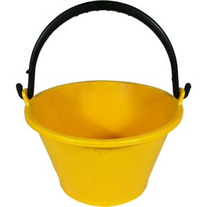 PLASTIC CEMENT PAIL YELLOW