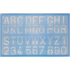 PLASTIC LETTERING STENCIL (ABC)