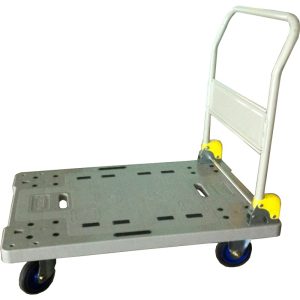 PRESTAR PLASTIC PLATFORM TROLLEY 895X595MM 300KG PF301