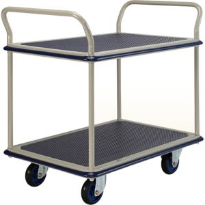 PRESTAR 2TIER TROLLEY 910X610MM 300KG NF304 2HANDLE