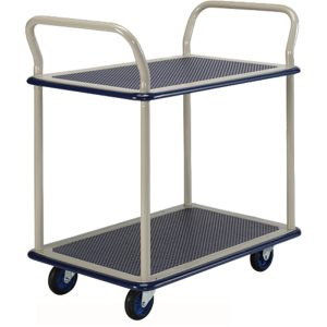 PRESTAR 2TIER TROLLEY 740X480MM 150KG NB104 2HANDLE