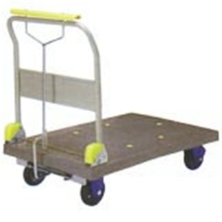 PRESTAR PLASTIC PLATFORM TROLLEY 895X595MM 300KG PF-HP301 HAND BRAKE
