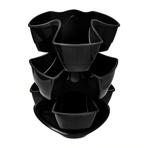 PROSPERPLAST COUBI STACKABLE 3 LAYERS HERBAL POT