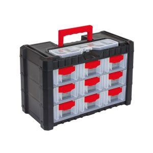 PROSPERPLAST M.PURPOSE ORGANIZER & CASE CARGO 9DRAWER TOOL BOX-NS303-R444