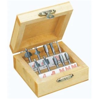 PROXXON 10 PIECE WOOD ROUTER CUTTER SET PROX29020