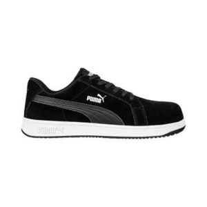 PUMA SAFETY ICONIC SUEDE SAFETY SHOE BLACK LOW S1PL