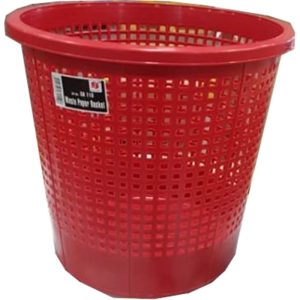 PVC WASTE PAPER BASKET (ROUND)