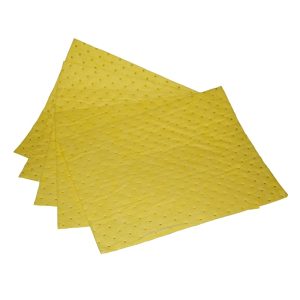 QUEBEE CHEMICAL ABSORBENT PAD YELLOW 40CMX50CMX4MM -100/BOX