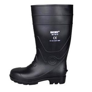 QUEBEE ECONOMY PVC BOOT BLACK QB-102-23-B/B