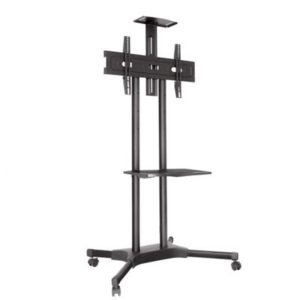 QUEENIE KLC-121 TROLLEY STAND SINGLE METAL SHELF 32" - 58" TILTING 45KG