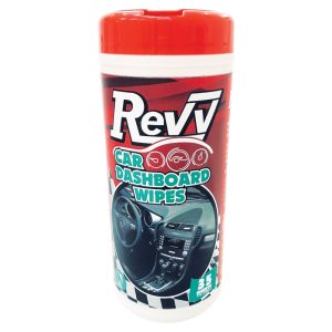 REVV CAR DASHBOARD WIPES 35S RV3877