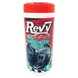 REVV CAR DASHBOARD WIPES 35S RV3877