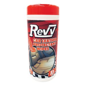 REVV CAR LEATHER PROTECTANT WIPES 35S RV3879