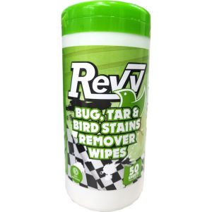 REVV BUG TAR & BIRD STAINS REMOVER WIPES 50S RV3880