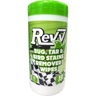 REVV BUG TAR & BIRD STAINS REMOVER WIPES 50S RV3880