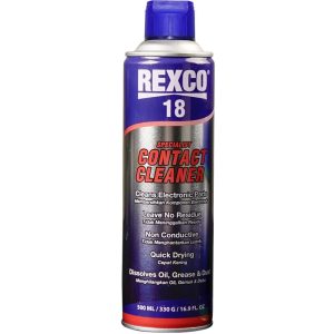 REXCO 18 CONTACT CLEANER 500 ML/ 330 G/ 16.9 FL OZ
