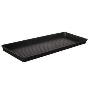 ROMOLD 15L DRIP TRAY 1000MM X 400MM X 50MM - 1KG - BLACK TSSTT152