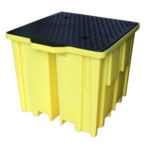 ROMOLD 4-WAY SINGLE IBC SPILL CONTAINMENT PALLET & GRATE TSSBB1FW