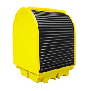ROMOLD 4-DRUM ROLL-TOP SPILL PALLET TSSBP4RT