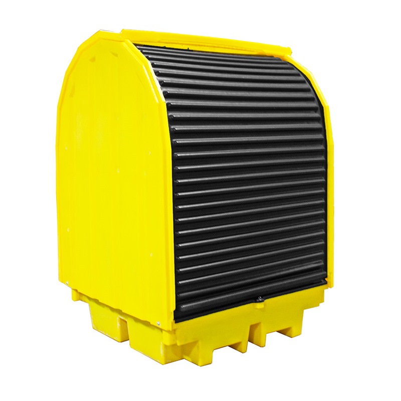ROMOLD 4-DRUM ROLL-TOP SPILL PALLET TSSBP4RT