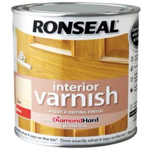 RONSEAL INTERIOR WATER BASED VARNISH 250ML