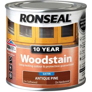 RONSEAL 10 YEAR EXTERIOR WATER BASED WOODSTAIN 750ML